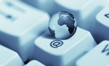 Keyboard with a globe key